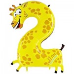 Цифра 2 жираф