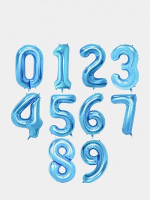 Цифра Голубая 40" (102см)